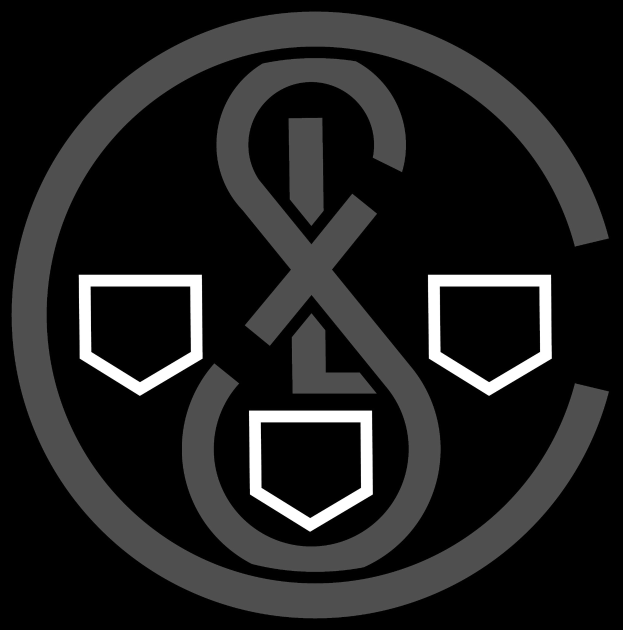 Schwarzes und weißes Logo des Real Madrid Fußballclubs mit einem weißen Anker in einem schwarzen Kreis mit weißer Umrandung und dem Text "Real Madrid" darunter.