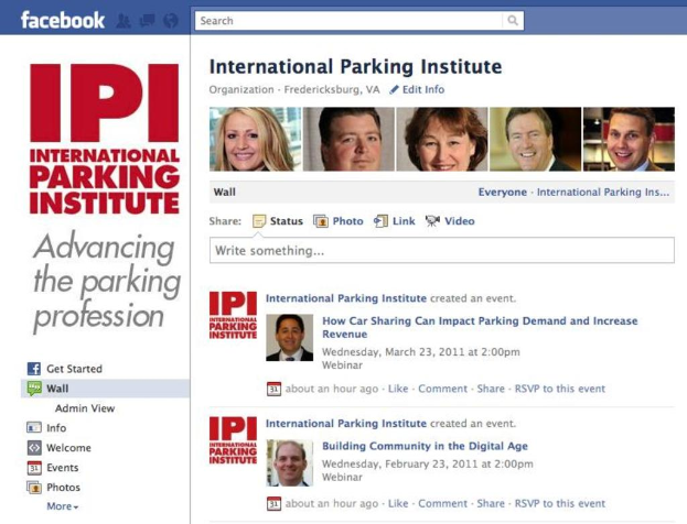 Screenshot einer Facebook-Seite mit sechs Profilbildern von Männern und Frauen oben und Text einschließlich Zitaten auf der linken Seite.