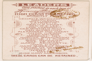 Ein altes Geschäftsblatt mit dem Wort "Leaders" darauf, vor einem weißen Hintergrund.